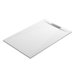 Plato ducha Saona pizarra blanco 80x160x2,5cm