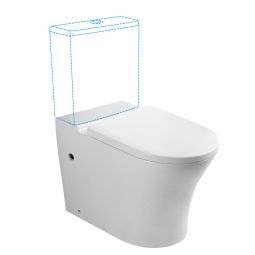 Taza WC con salida dual Olimpia Sanidur