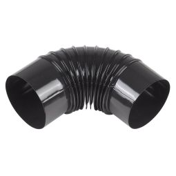 Codo esmaltado negro 90º ø 120 mm