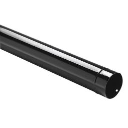 Tubo esmaltado negro  1 metro  ø 200