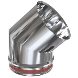 Codo inox 45º ø 150