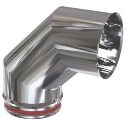 Codo inox 88º ø 200 mm