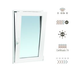 Ventana de aluminio oscilobatiente 100 x 70 cm derecha