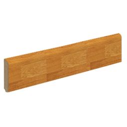Rodapié madera roble oscuro 225x7x0,9cm