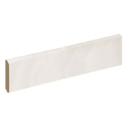 Rodapié madera blanco 225x7x0,9cm