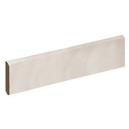 Rodapié madera blanco 225x7x0,9cm