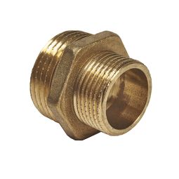 Machón de latón estampado  1" - 3/4"