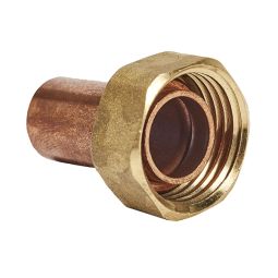Racor recto Ø12x1/2" 2 piezas