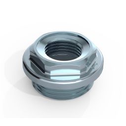 Reducción de acero zincado 1" a 1/8" izquierda