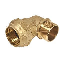 Codo tubo-macho 1"1/4 x 40 mm