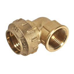 Codo tubo-hembra 3/4" x 25 mm