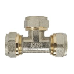 Enlace compresión T multicapa Ø 20x2 mm
