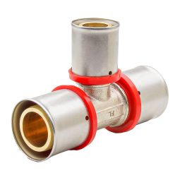 Te reducida mult. press ø20x25x20 tipo u-rojo