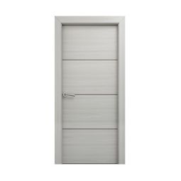 Puerta de Interior acristalada hércules blanco decapé derecha 203 x 72,5 cm