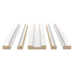 Kit puerta corredera casoneto exmoor blanco