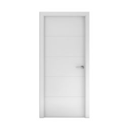 Puerta de Interior Ons blanca 72,5cm izquierda con tapajuntas