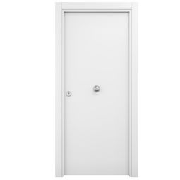 Puerta de entrada Galia blanca derecha 206x86cm