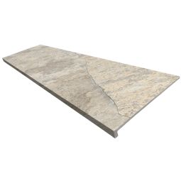 Peldaño porcelánico Aspen Beige 33x120cm 2 unidades