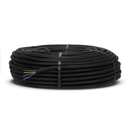 Tubo corrugado precableado D20 3G1,5 rollo 100m