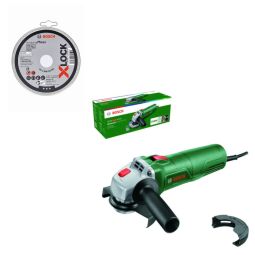 Amoladora 750W 115mm Bosch + set de 10 discos 
