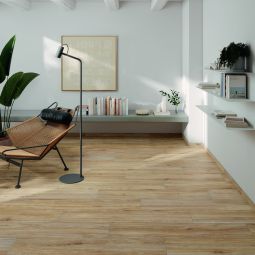 Suelo porcelánico rectificado gran formato madera haya 23x120cm C3 Selva