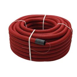 Tubo Decaplast Ø40mm rojo rollo 50m