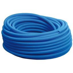 Tubo corrugado Saniflex Ø16mm rollo 50m azul