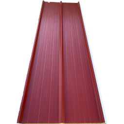 Panel sandwich 3x1m rojo - blanco