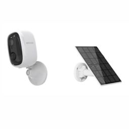 Cámara de seguridad exterior wifi con panel solar Domos