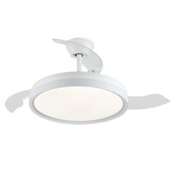 Ventilador de techo retractil con luz 3 aspas 104cm 6200 lúmenes