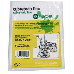 Plástico cubretodo extra fino 4x5m 5 micras