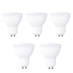 Pack 5 bombillas a2bc LED gu10 8w luz neutra 4000k