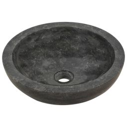 vidaXL lavabo 40x12 cm mármol negro