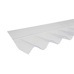 Remate pvc para placa de techo