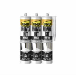 Pack cartucho Montakit 440g Brico UHU 3x2 unidades