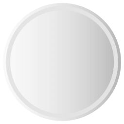 vidaXL espejo de baño LED redondo 70 cm