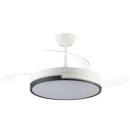 Ventilador de techo plumax negro cct regulable 107cm