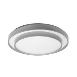 Plafón 60w 3000-4200-6500k blanco plata 4,8x50x50cm 5400lm con remoto fana