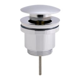 Kibath válvula clic clac lavabo bidet acabado cromo brillo de latón