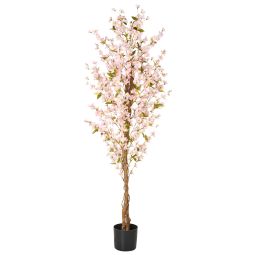 Planta artificial sakura 185 cm rosa