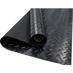Suelo PVC| 100% caucho| estrias negro| 3mm| 140x250cm