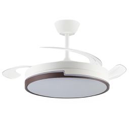Ventilador de techo plumax marron cct regulable 107cm