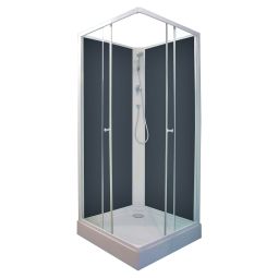 Ondee - cabina de ducha minea - 80x80cm - gris
