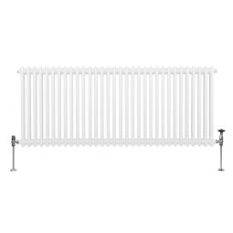 Radiador tradicional horizontal de 2 columnas - 600 x 1462mm - blanco