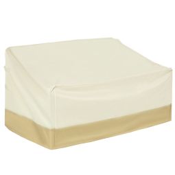 Funda protectora para banco 152x87x79 cm tela oxford bicolor Outsunny