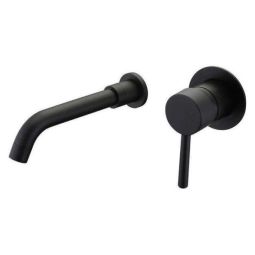 Grifo monomando lavabo empotrado brampton negro mate