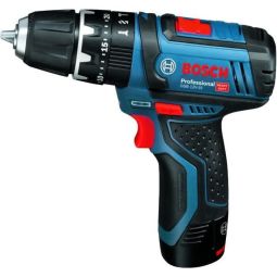 Taladro percutor Bosch professional gsb 12v-15 + 2 baterías 2.0ah + cargado