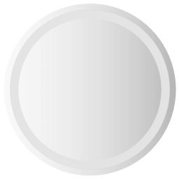 vidaXL espejo de baño LED redondo 50 cm