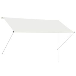 vidaXL toldo retráctil 250x150 cm crema
