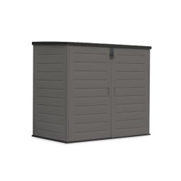 Armario exterior resina 1170l – 140x82x124cm – incluye suelo – puerta doble